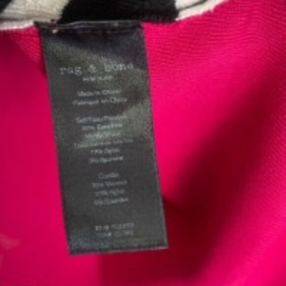 Rag & Bone Cecilee Crewneck Striped Sweater Medium - Picture 5 of 5